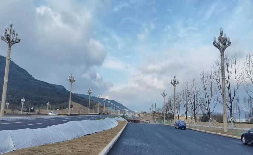 重慶科學(xué)大道 | 華體首創(chuàng)「柔性無損成型特鋼桿」